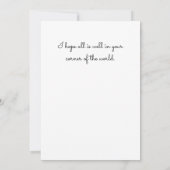 Hallo Grappige woestijnscene Kaart (Achterkant)