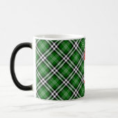 Hallo Green Plaid Mijn naam is MERRY Label Holiday Magische Mok (Links)