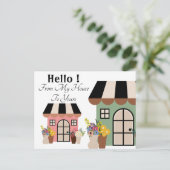 hallo Greeting Briefkaart (Staand voorkant)