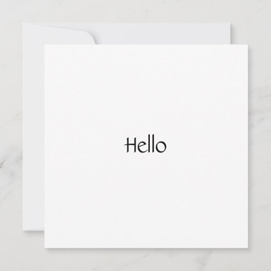 Hallo Grijs en Wit Kitty Cat Zittend in Bloemen (Achterkant)