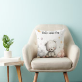 Hallo grillige "kleine" teddybeer kussen (Stoel)