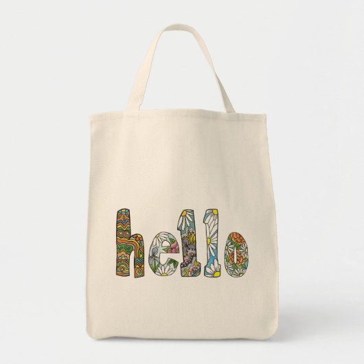 hallo Grocery Tas (Voorkant)