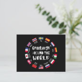 Hallo Groeten over de hele wereld, Briefkaart (Staand voorkant)