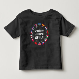 Hallo Groeten over de hele wereld, Kinder Shirts