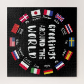 Hallo Groeten over de hele wereld, Legpuzzel (Horizontaal)