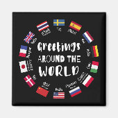 Hallo Groeten over de hele wereld, Magneet (Voorkant)