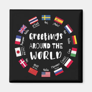 Hallo Groeten over de hele wereld, Magneet
