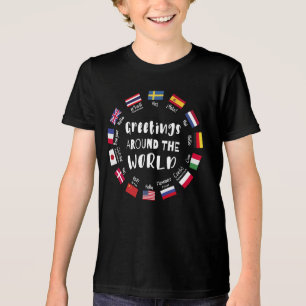 Hallo Groeten over de hele wereld, Tri-Blend Shirt