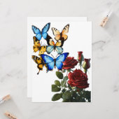 Hallo Grootte: 6,5"x 8,75"Dank u, Kaart (Voorkant / Achterkant in situ)