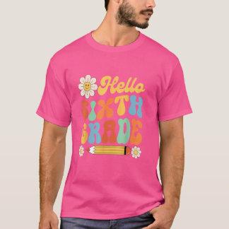 Hallo Groovy | 6e klas terug naar school 6e klas T-shirt