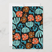  Hallo Groovy Flower Kaart (Achterkant)