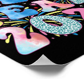 Hallo Groovy| Nieuwjaar 2025 Familie Matching Cele Poster (Hoek)