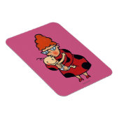 Hallo Grote Hugs van tante in het rood Magneet (Rechterzijde)