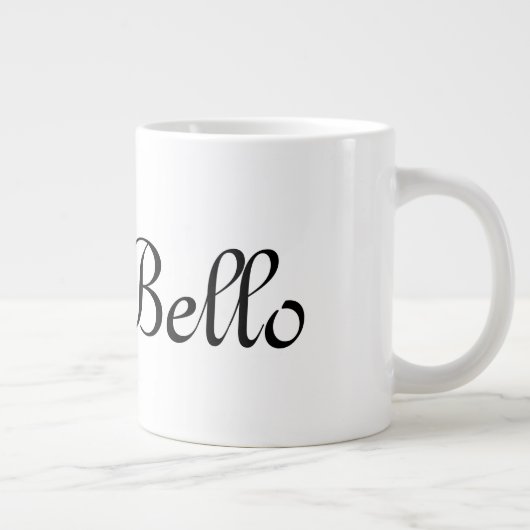 hallo grote koffiekop (Rechts)