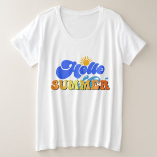 hallo grote maat t-shirt