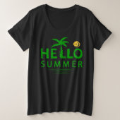 hallo grote maat t-shirt (Design voorkant)