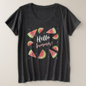 hallo grote maat t-shirt (Design voorkant)