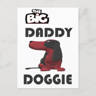 Hallo Grote papa hond Feestdagenkaart