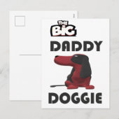 Hallo Grote papa hond Feestdagenkaart (Voorkant / Achterkant)