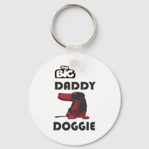 Hallo Grote papa hond Sleutelhanger