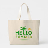 hallo grote tote bag (Achterkant)