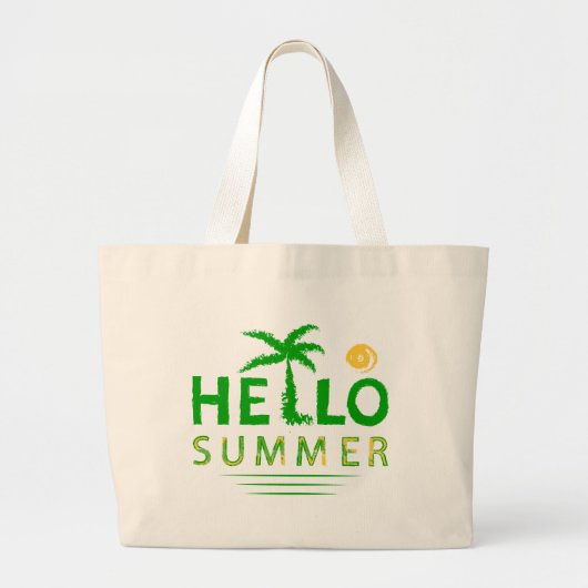 hallo grote tote bag (Voorkant)