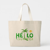 hallo grote tote bag (Achterkant)