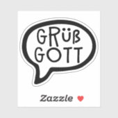 Hallo Grüß Gott, Sticker (Vel)