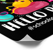 Hallo Hallo Bye Bye School Poster (Hoek)