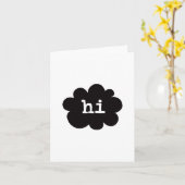 Hallo (hallo de Groeten van het Hallo) - A2 Kaart (Gele Bloem)