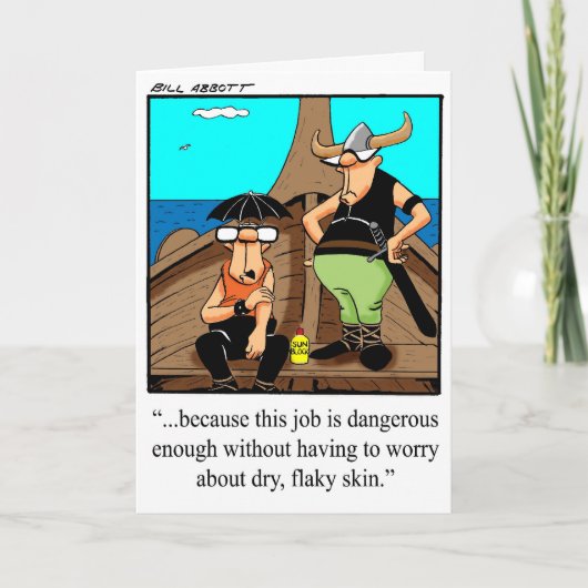 Hallo Hallo en Humor Wenskaart Kaart (Voorkant)