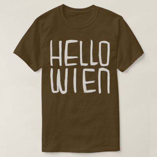 Hallo Hallo Grappige Pun T-shirt (Design voorkant)