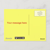 hallo hallo hamster briefkaart (Achterkant)