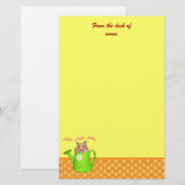 hallo hallo hamster briefpapier (Voorkant / Achterkant)