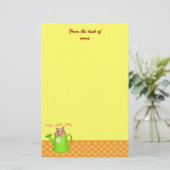 hallo hallo hamster briefpapier (Staand voorkant)