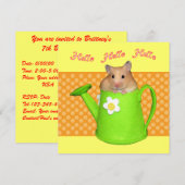 hallo hallo hamster kaart (Voorkant / Achterkant)