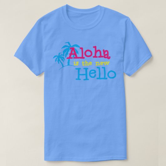 Hallo hallo Hawaïaans T-shirt (Design voorkant)