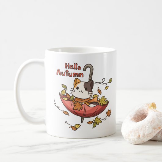 Hallo Hallo Herfst Herfst Koffiemok (Met donut)