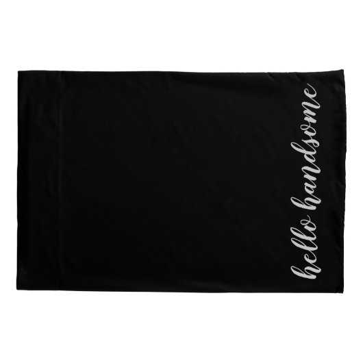 hallo | Hallo Prachtige standaard Kussensloop (Achterkant-Links)