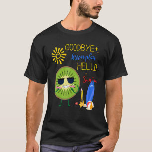 Hallo Hallo Vaarwel lesplan T-shirt