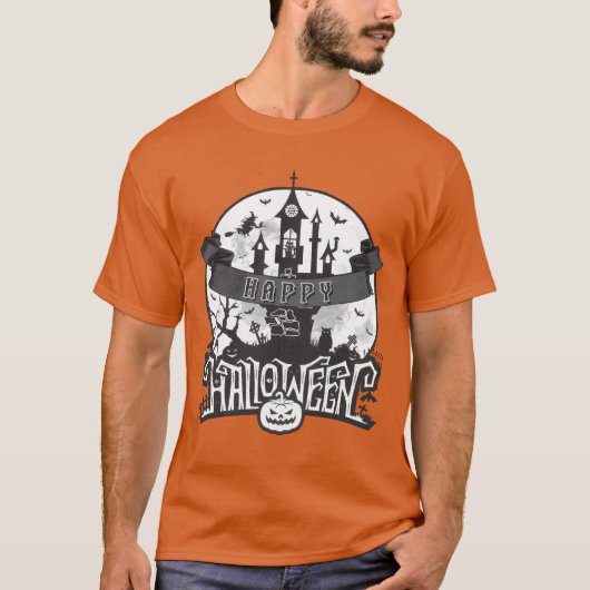 Hallo Halloween feest T-shirt (Voorkant)