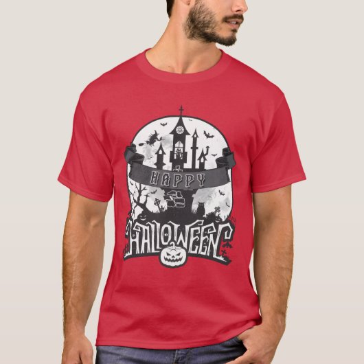 Hallo Halloween feest T-shirt (Voorkant)