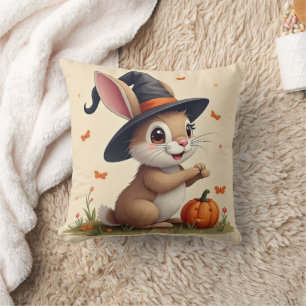 Hallo Halloween konijn Kussen