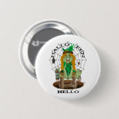 hallo Halloween Ronde Button 5,7 Cm (Voorkant /achterkant)
