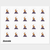 Hallo Halloween Ronde Sticker (Vel)