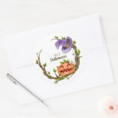 hallo Halloween Ronde Sticker (Envelop)