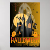 Hallo Halloween, Schattige en Horror Boo Graphic Poster (Voorkant)