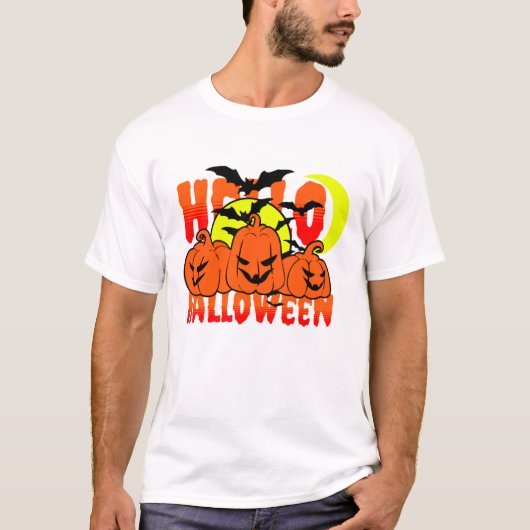 hallo halloween t-shirt (Voorkant)