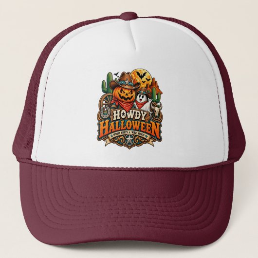 Hallo Halloween Trucker Pet (Voorkant)