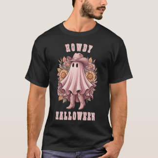 Hallo Halloween Western Cowboy Geest&Herfst Zonneb T-shirt